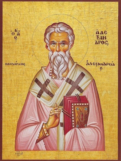 Icon of Saint Alexander, Patriarch of Alexandria.