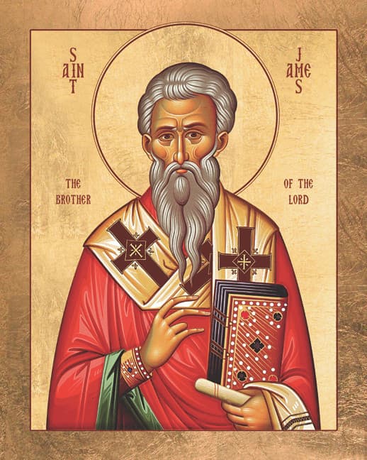 Orthodox icon of James the Brother of the Lord.