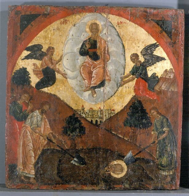 Orthodox icon of John the Theologian and Evangelist.