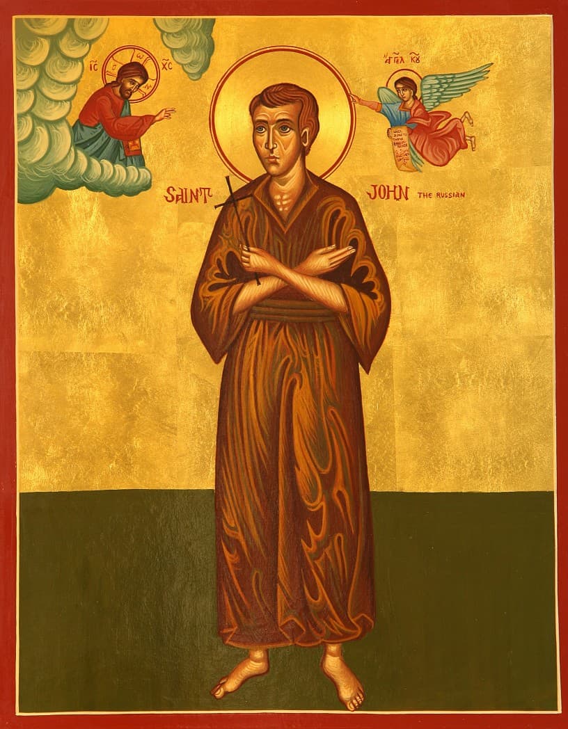 Icon of Saint John the Russian, Confessor of Prokopion in Cappadocia.