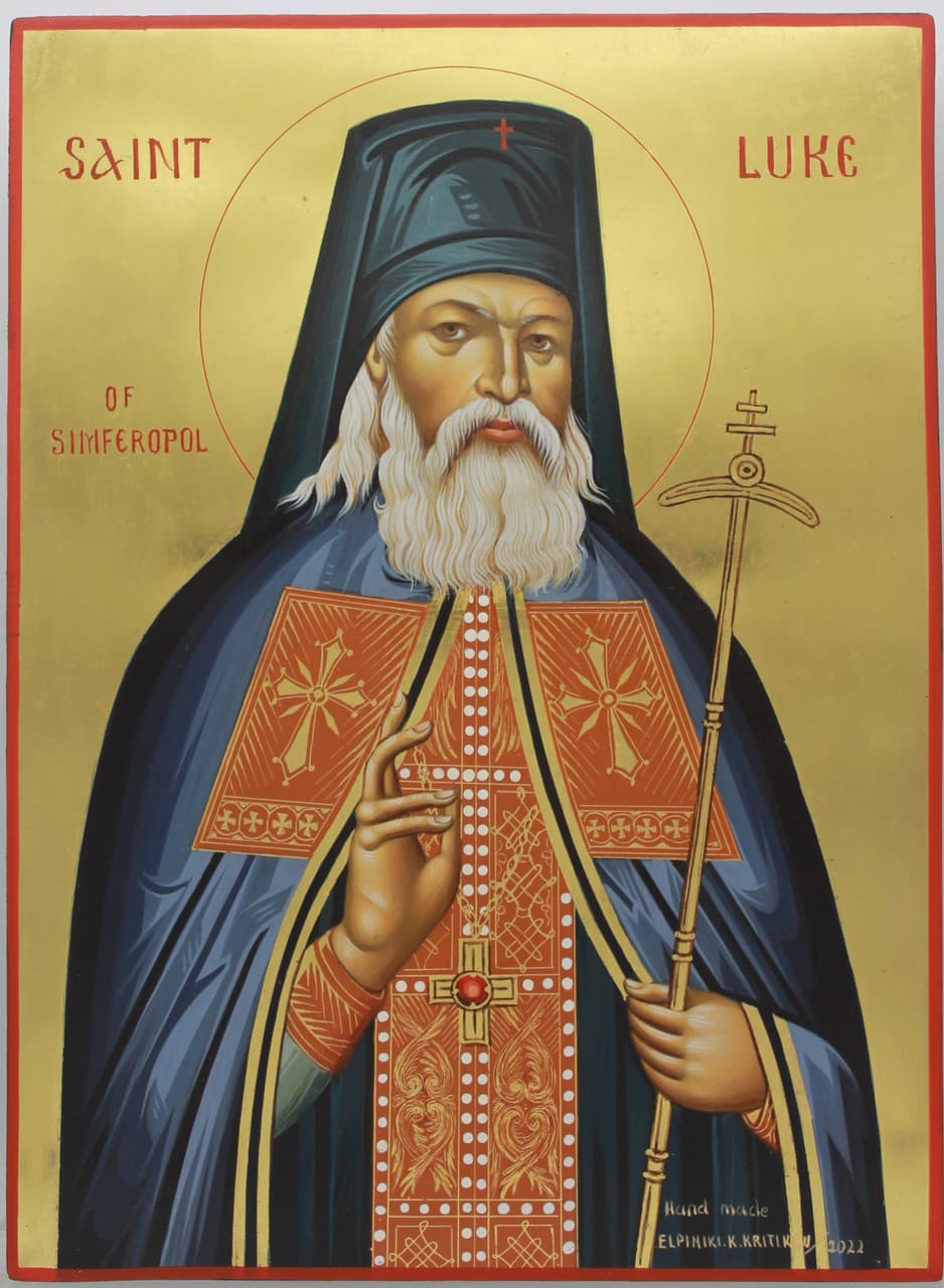 Icon of Saint Luke (Voyno-Yasenetsky), Archbishop of Simferopol and Crimea.