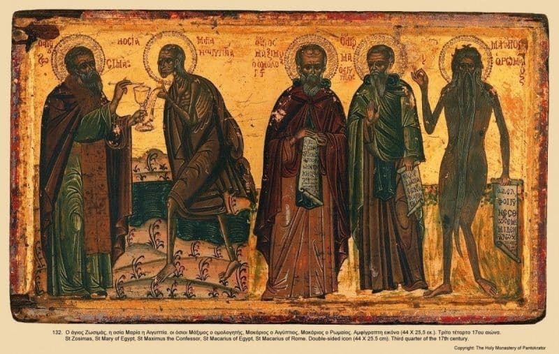 Orthodox icon of Maximus the Confessor.