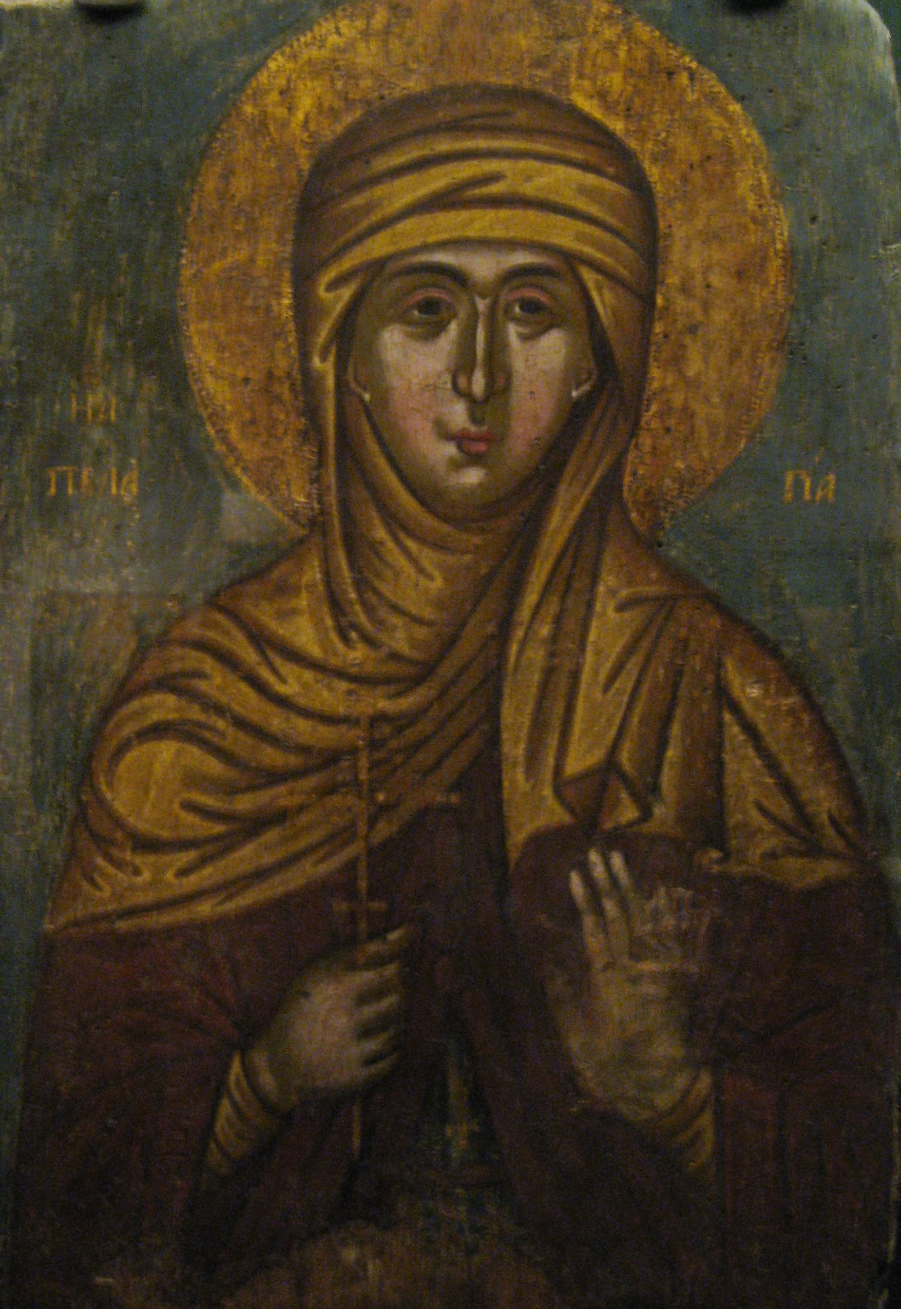 Icon of Saint Pelagia the Penitent of Antioch.