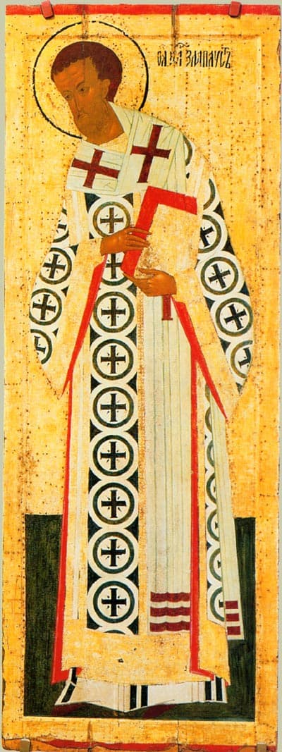 Icon of Saint John Chrysostom by Dionisius.