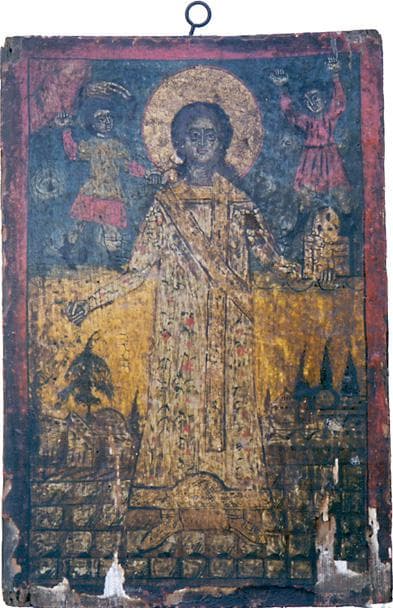 Orthodox icon of Stephen the New of Mt. St. Auxentius.